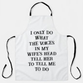 All Over Print Apron Husband Wife's Joke Schürze (Vorderseite)