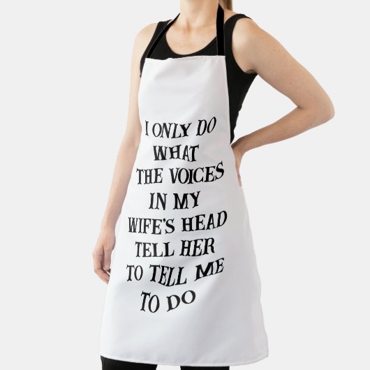 All Over Print Apron Husband Wife's Joke Schürze (InSitu)
