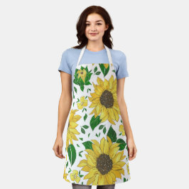 All-Over Print Apron, Medium 26"x30 Schürze