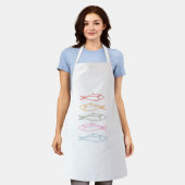 All-Over Print Apron, Medium fich  Schürze (Getragen)
