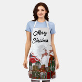 All-Over Print Apron, Medium Schürze (Getragen)