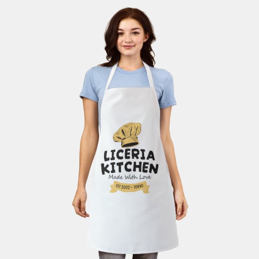 All-Over Print Apron, Medium Schürze (Getragen)
