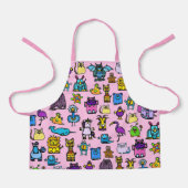 All-Over Print Apron - Pink Schürze (Vorderseite)