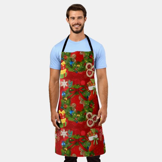 All-Over Print Apron Schürze (Getragen)