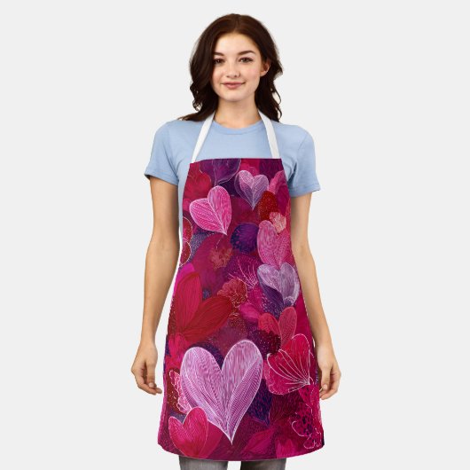 All-Over Print Apron Schürze (Getragen)