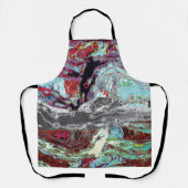 All‑Over Print Apron – Strata Pulse Schürze (Vorderseite)