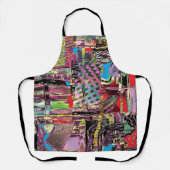 All‑Over Print Apron – Urban Fractals Schürze (Vorderseite)