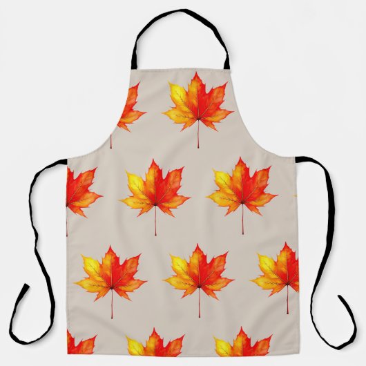 All-Over-Print-Fall-Schürze Schürze (Vorderseite)