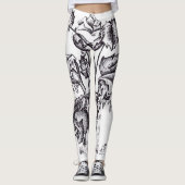 All-Over-Print Leggings (Vorderseite)