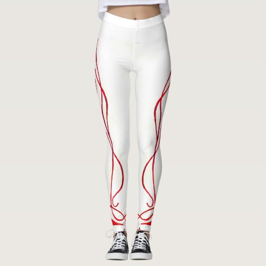 All-Over-Print Leggings (Vorderseite)