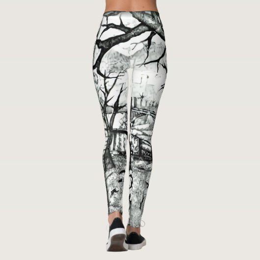 All-Over-Print Leggings (Rückseite)