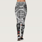 All-Over-Print-Leggings "Beat$andBull$hit" Leggings (Rückseite)
