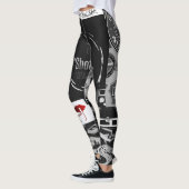 All-Over-Print-Leggings "Beat$andBull$hit" Leggings (Links)