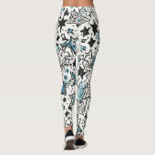 All-Over-Print-Leggings mit Sternenhimmel Leggings (Rückseite)
