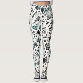 All-Over-Print-Leggings mit Sternenhimmel Leggings (Vorderseite)