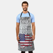 All-Over Print Schürze – Freedom Job (Getragen)