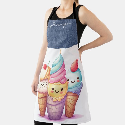 All-over-Print-Schürze von Eiscreme-Con Schürze (InSitu)