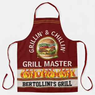 All-over-Print-Schürze von Grillin und Chillin Schürze