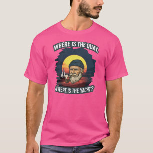All-Over Print Schürze Wo ist der Kai, wo ist d T-Shirt