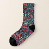 All-Over-Print-Socken im japanischen Stil Socken (Links - Außen)