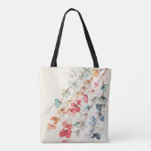 All-Over-Print-Tasche für Floral Waterfail Tasche (Rückseite)