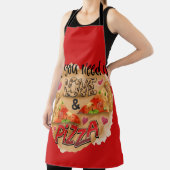All-over Red Alles, was Sie brauchen Liebe Pizza K Schürze (InSitu)