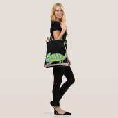 All-Over-Tasche - Green Chameleon (schwarz) Tasche (Am Model)
