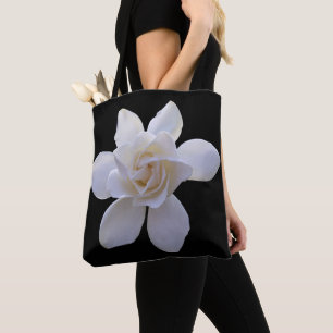 All-over-Tasche - Grödnerei auf Schwarz Tasche
