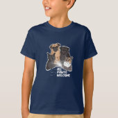 All Pawds Welcome Kids' Basic T - Shirt (Vorderseite)