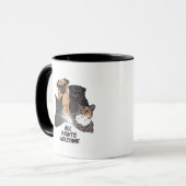 All Pawts Welcome Combo Tasse, 11 oz Tasse (Vorderseite Links)