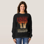 All People Are Created Equal Archery Shooting Bowh Sweatshirt (Vorne ganz)
