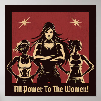 All Power To The Women Poster