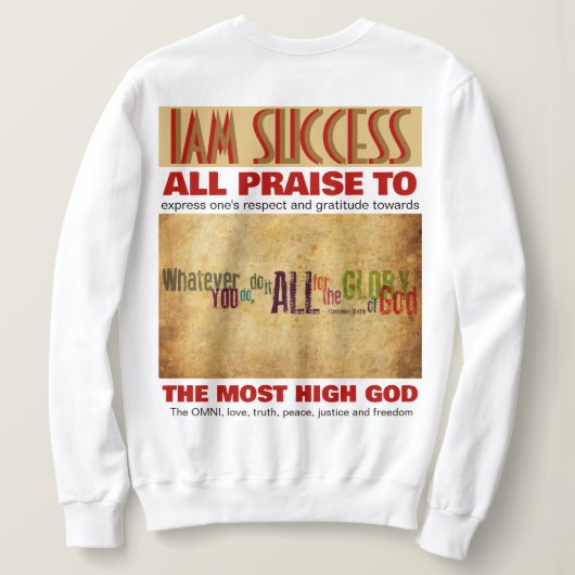 ALL PRAISE SWEATSHIRT (Design Rückseite)