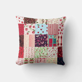 All Red Cherry Cheat Quilt Muster 2025 Kissen