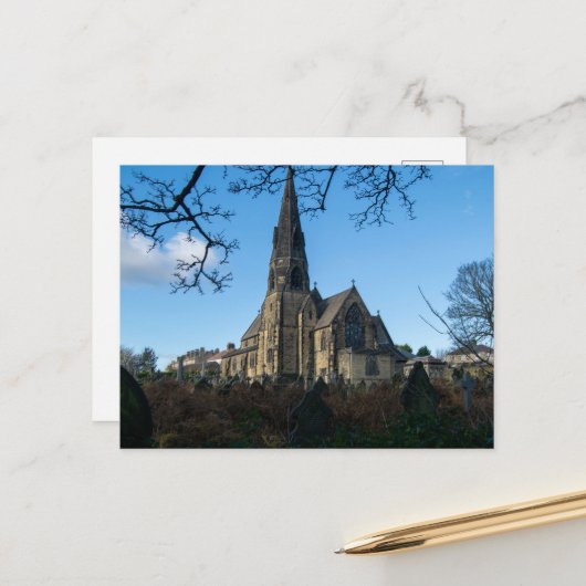 All Saints Church, Salterhebble Postkarte (Vorderseite/Rückseite Beispiel)