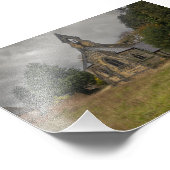 All Saints Church, Whitley Fotodruck (Ecke)