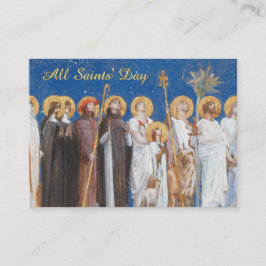 All Saints’ Day Catholic Prayer Card Platzkarte