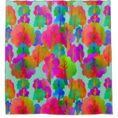All Seasons Forest Dawn Sky Blue Duschvorhang (Vorderseite)