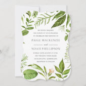 All Seasons Greenerity Wedding Einladung (Vorderseite)