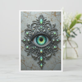 All Seeing Eye Brosche Karte