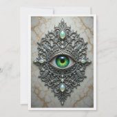 All Seeing Eye Brosche Karte (Vorderseite)