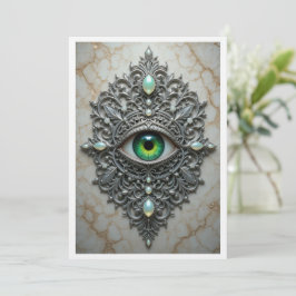 All Seeing Eye Brosche Karte