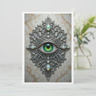 All Seeing Eye Brosche Karte