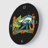 All Seeing Eye Of Horus Große Wanduhr (Winkel)