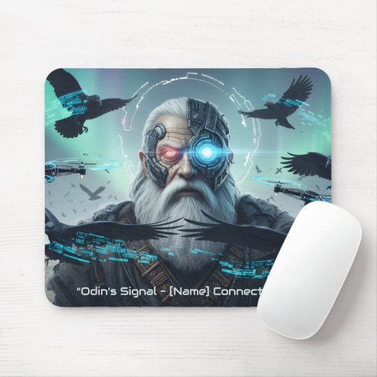 All-Seeing in the Cyber Desert Mousepad (Mit Mouse)