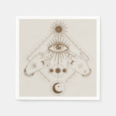 All-Sightseeing-Mystic Tarot Grillen Seance Cockta Serviette (Vorderseite)