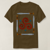 All Snakes Day Triskel by Haunting Beauty Art T-Shirt (Design vorne)