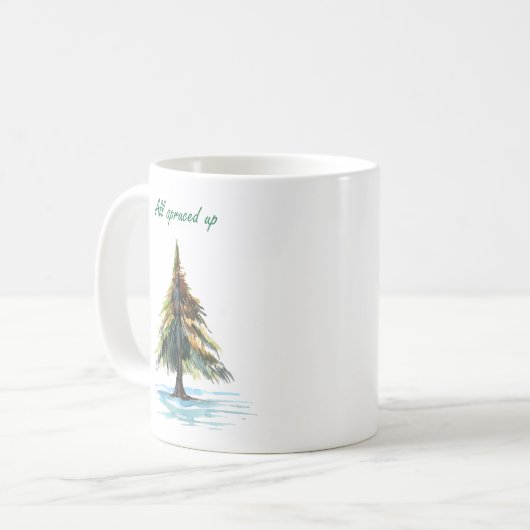 All spruced up kaffeetasse (Vorderseite Links)