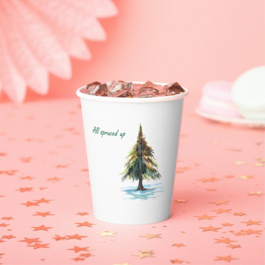 All spruced up pappbecher (Insitu)