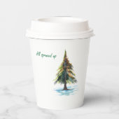 All spruced up pappbecher (Rückseite)